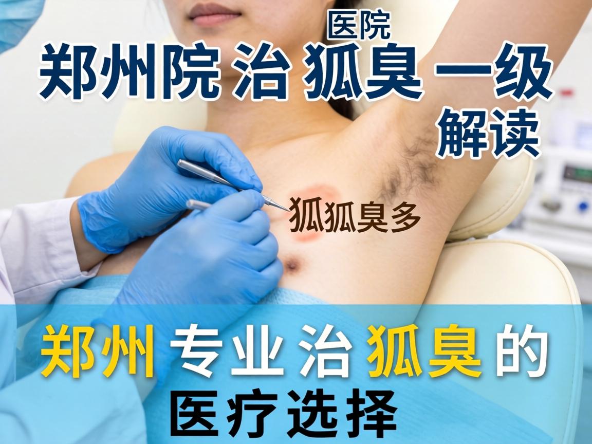 郑州治狐臭一级医院解读，郑州专业治狐臭的医疗选择