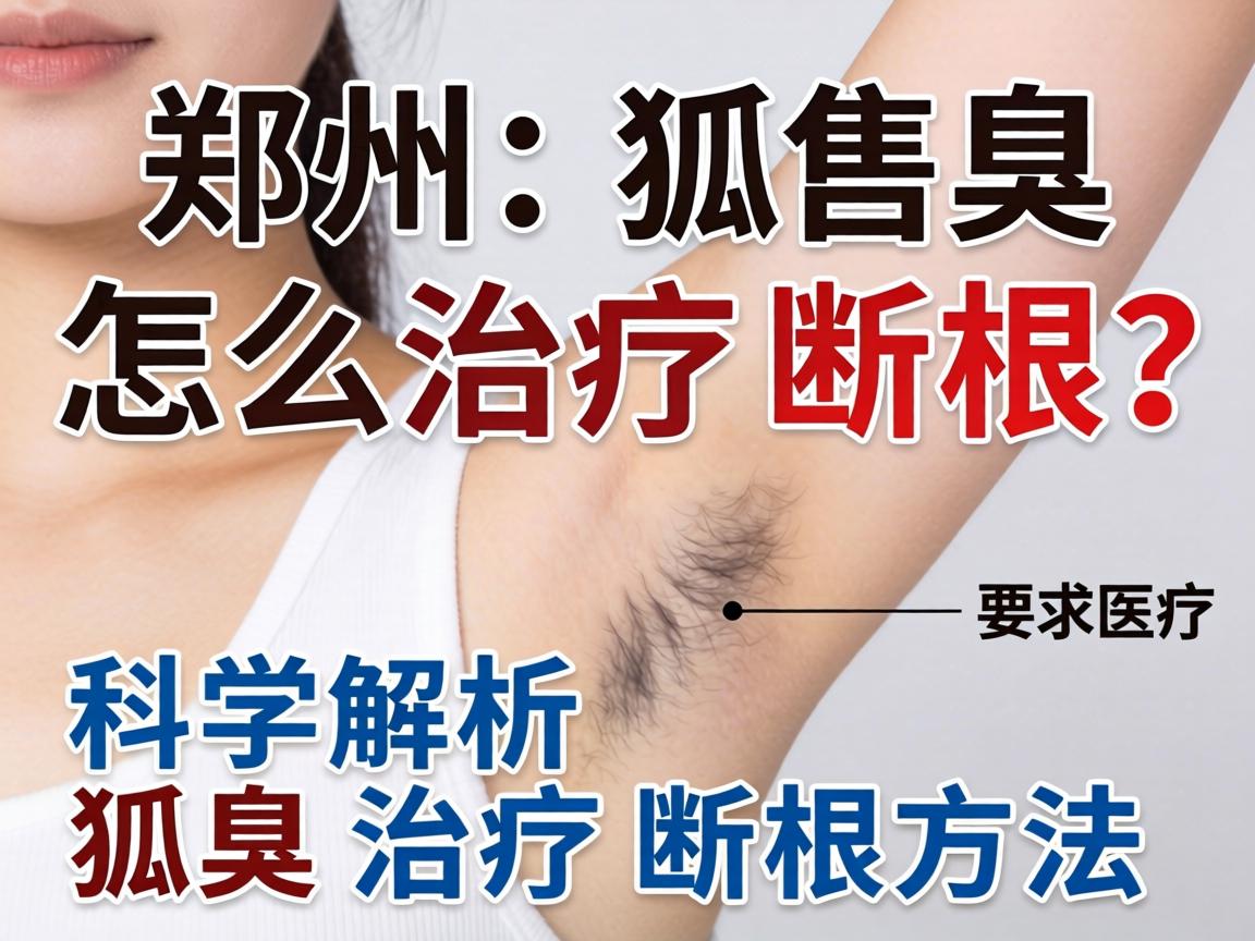 郑州狐臭怎么治疗断根？科学解析狐臭治疗断根方法