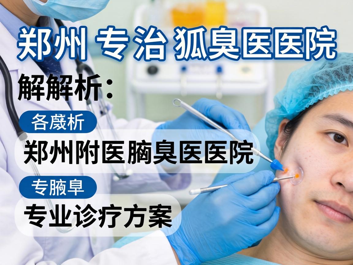 郑州专治狐臭医院解析，郑州附医腋臭医院的专业诊疗方案