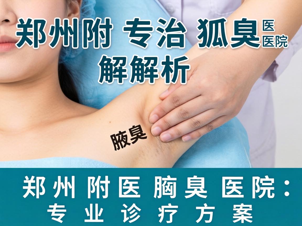 郑州专治狐臭医院解析，郑州附医腋臭医院的专业诊疗方案
