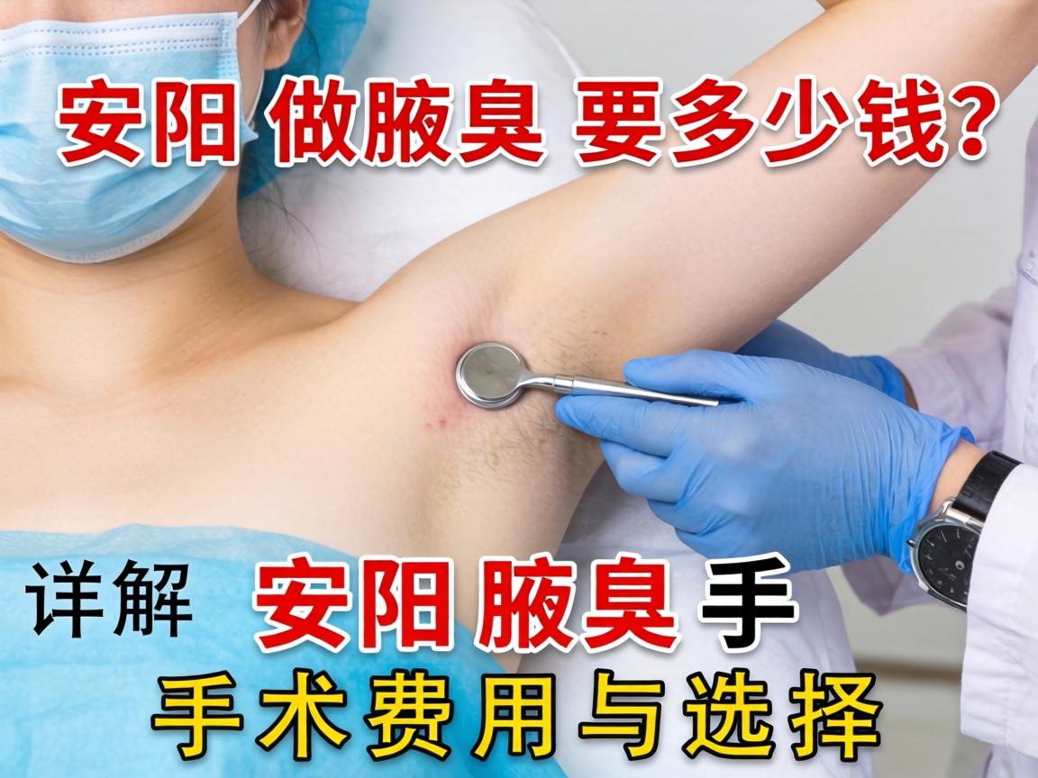 安阳做腋臭要多少钱？详解安阳腋臭手术费用与选择