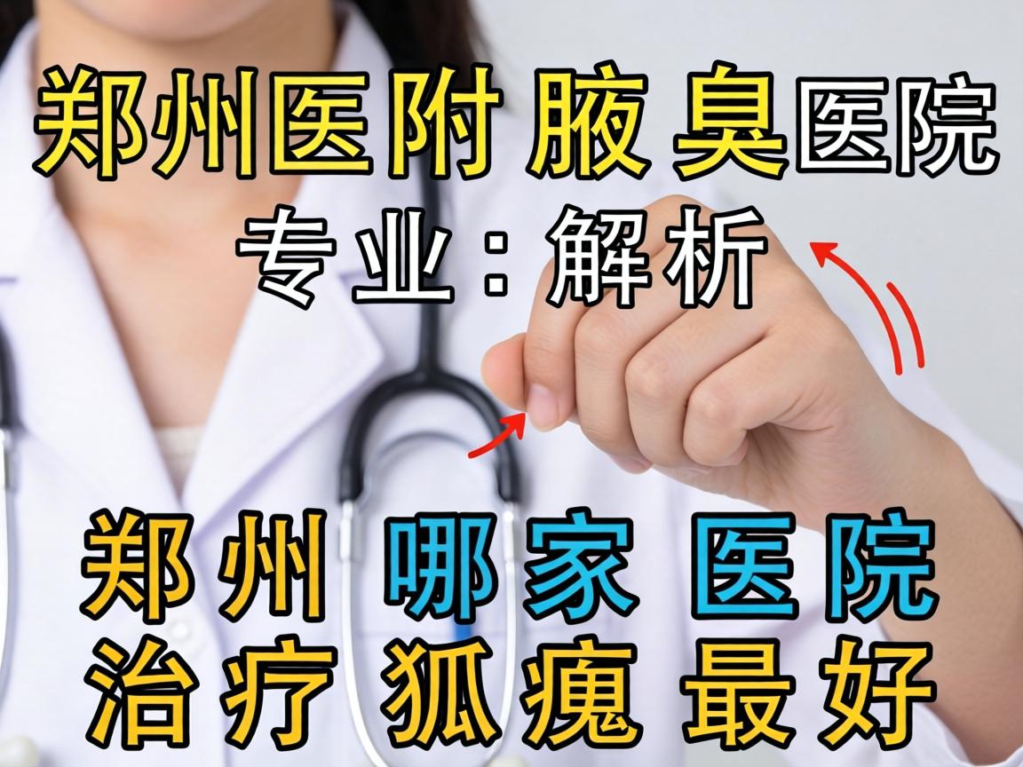 郑州附医腋臭医院专业解析，郑州哪家医院治疗狐臭最好