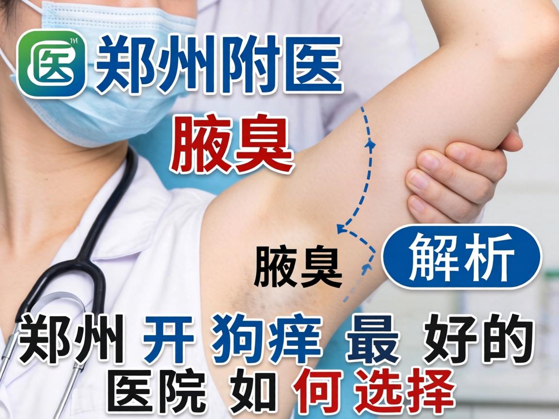 郑州附医腋臭医院解析，郑州开狐臭最好的医院如何选择