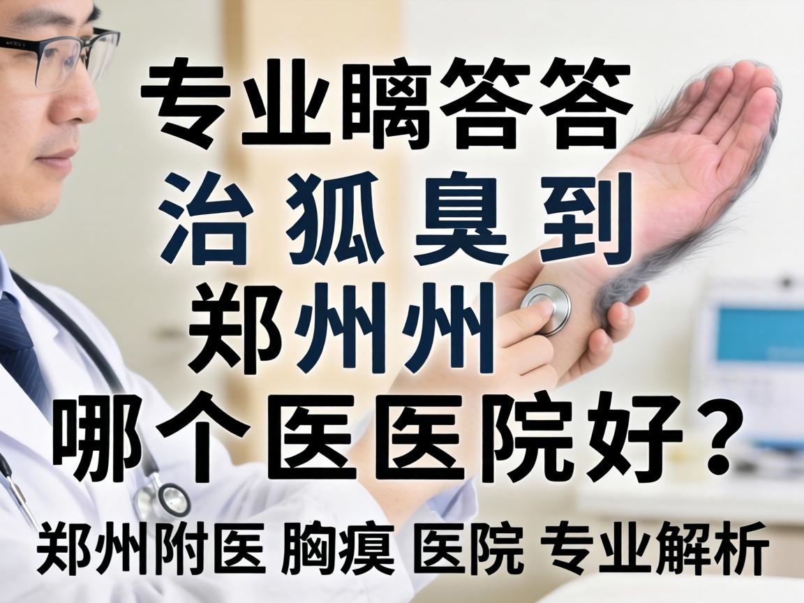 专业解答，治狐臭到郑州哪个医院好？郑州附医腋臭医院专业解析