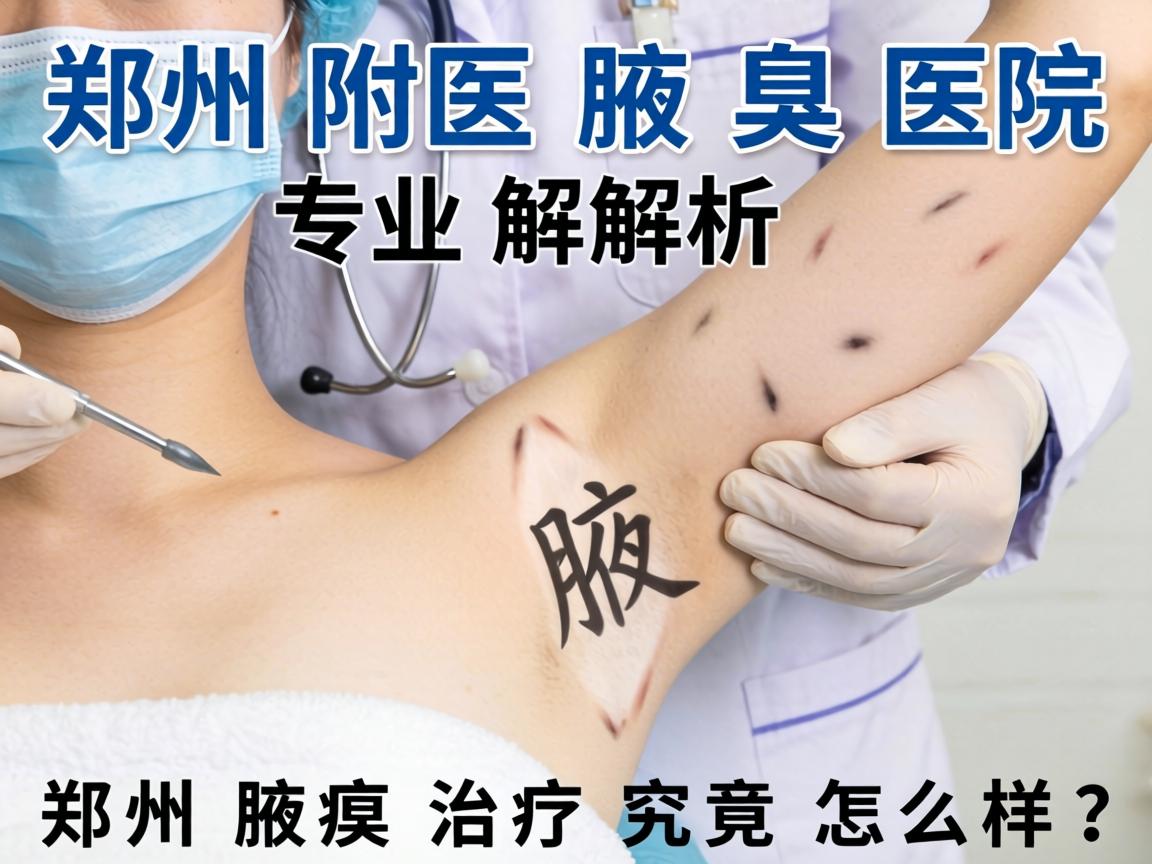 郑州附医腋臭医院专业解析，郑州腋臭治疗究竟怎么样？
