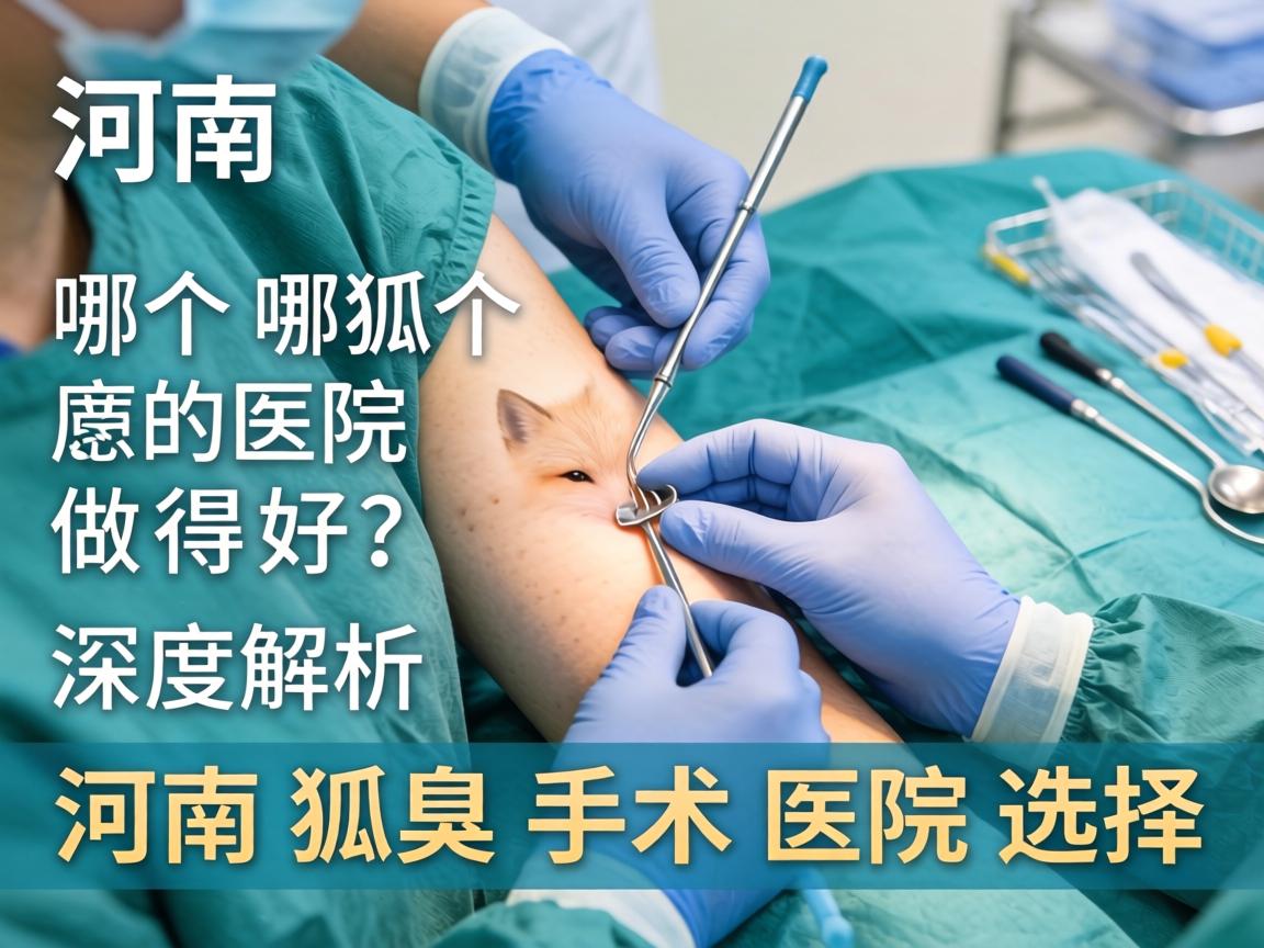 河南狐臭手术哪个医院做得好？深度解析河南狐臭手术医院选择