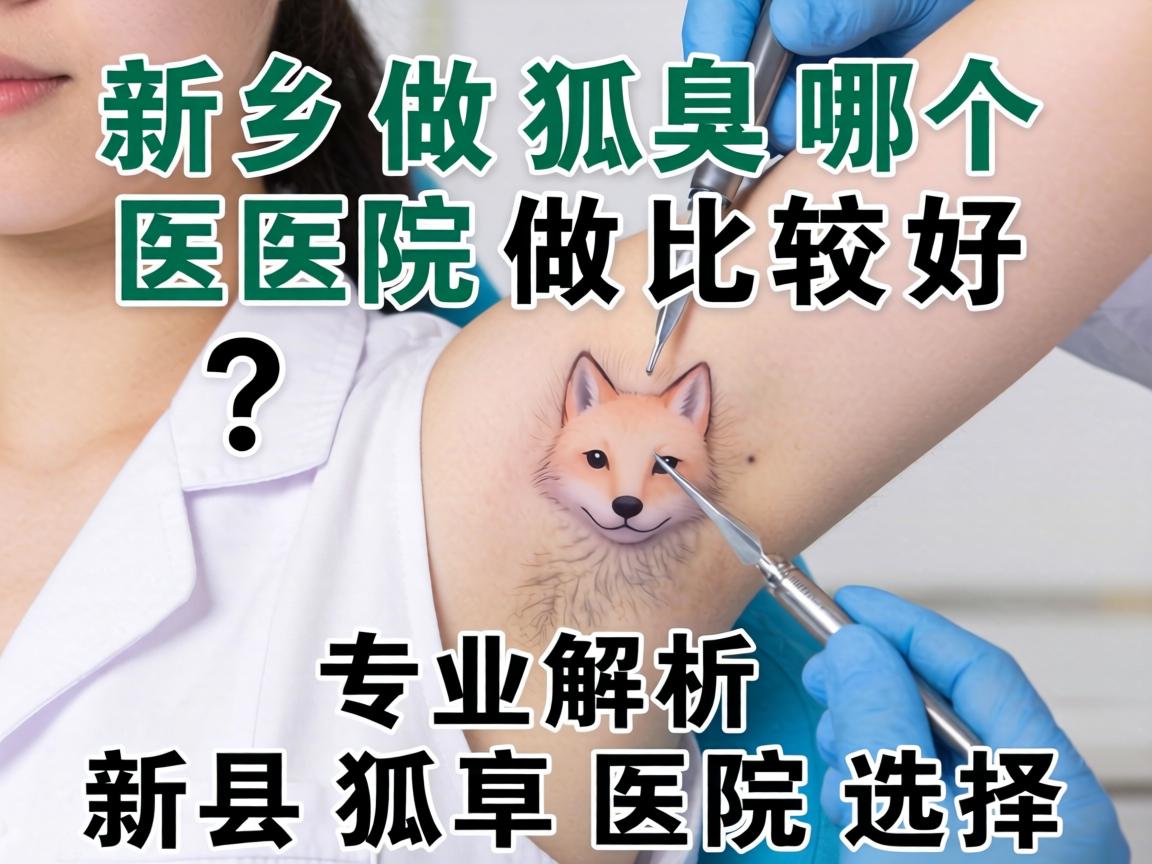 新乡做狐臭哪个医院做比较好？专业解析新乡狐臭医院选择