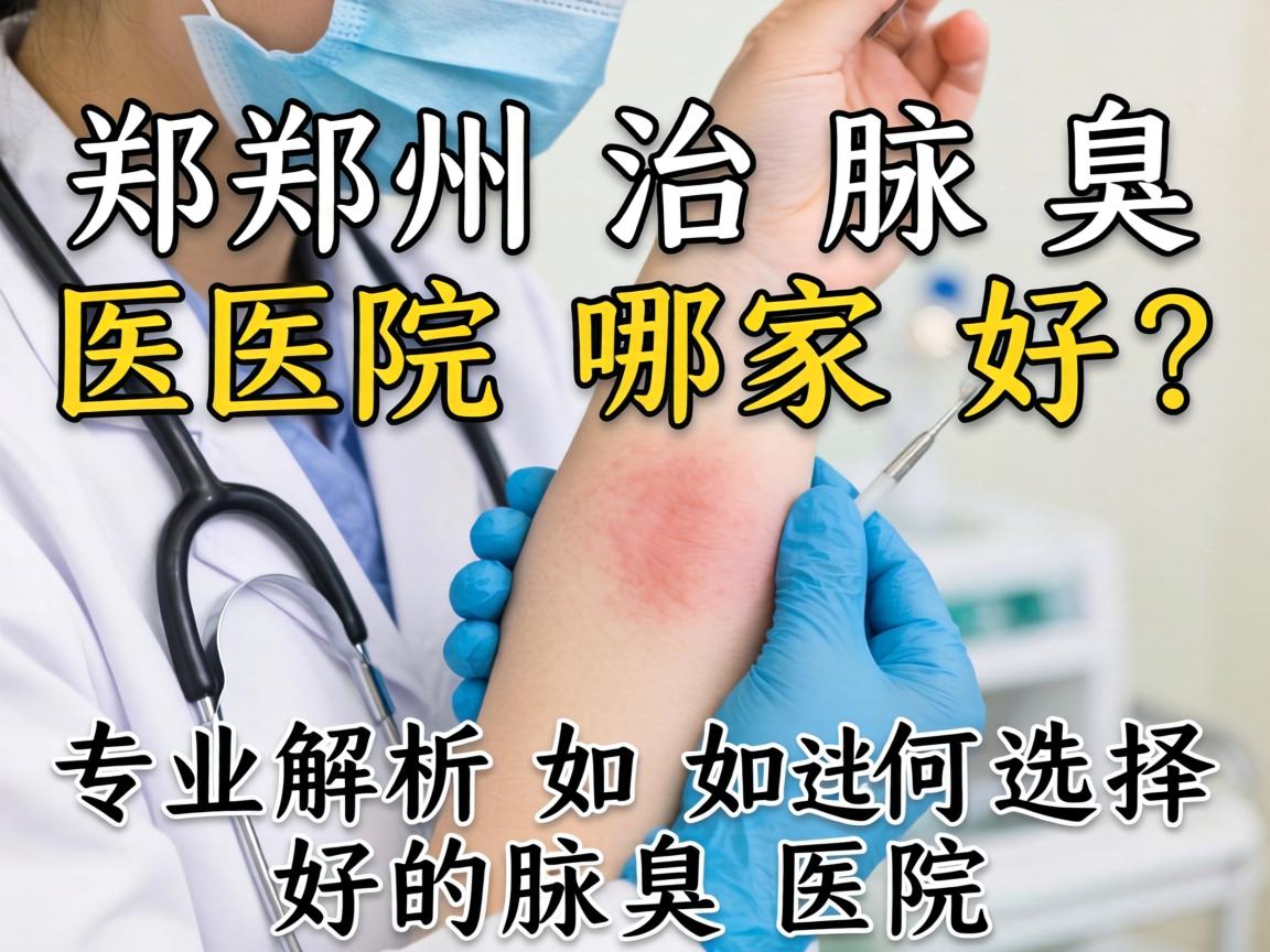 郑州治腋臭医院哪家好？专业解析如何选择好的腋臭医院
