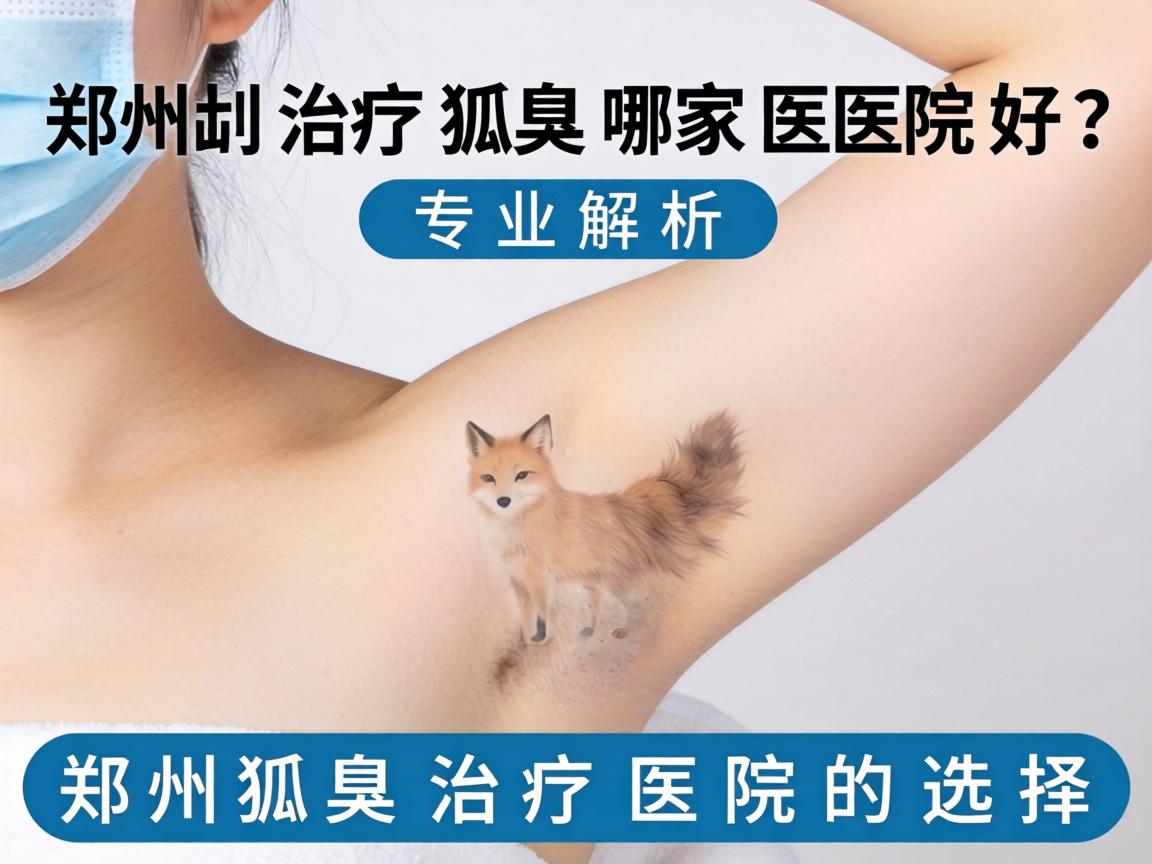 郑州治疗狐臭哪家医院好？专业解析郑州狐臭治疗医院的选择