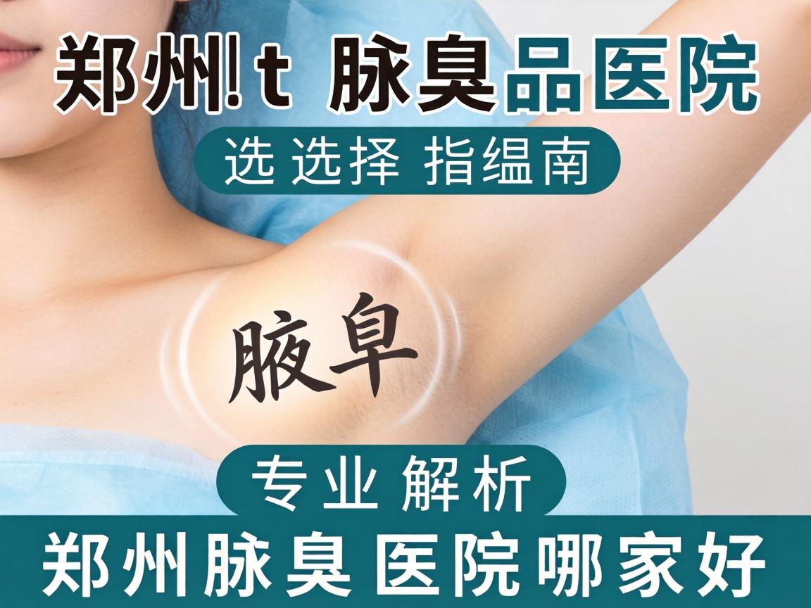 郑州腋臭医院选择指南，专业解析郑州腋臭医院哪家好