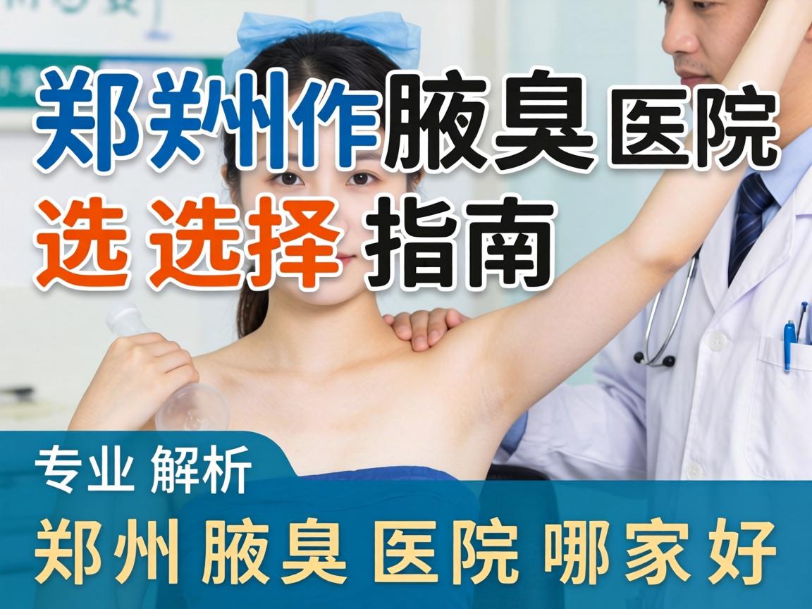郑州腋臭医院选择指南，专业解析郑州腋臭医院哪家好