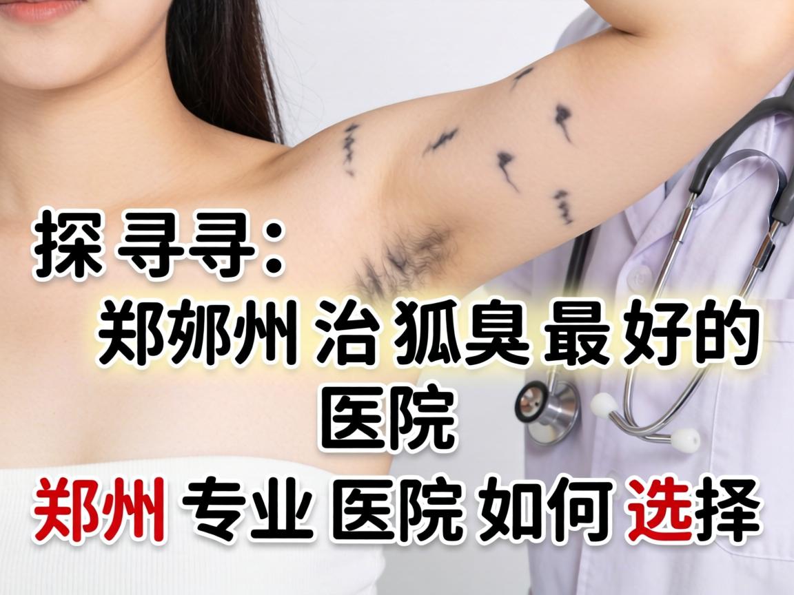 探寻郑州治狐臭最好的医院，郑州专业医院如何选择