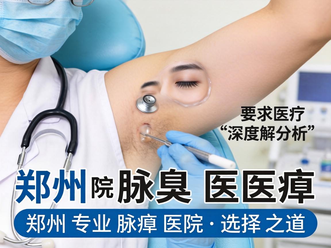 郑州腋臭医院深度解析，郑州专业腋臭医院的选择之道