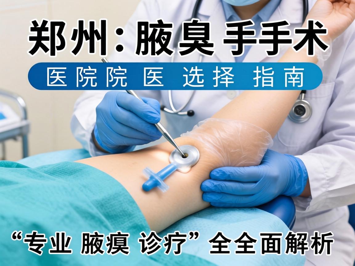 郑州腋臭手术医院选择指南，专业腋臭诊疗的全面解析