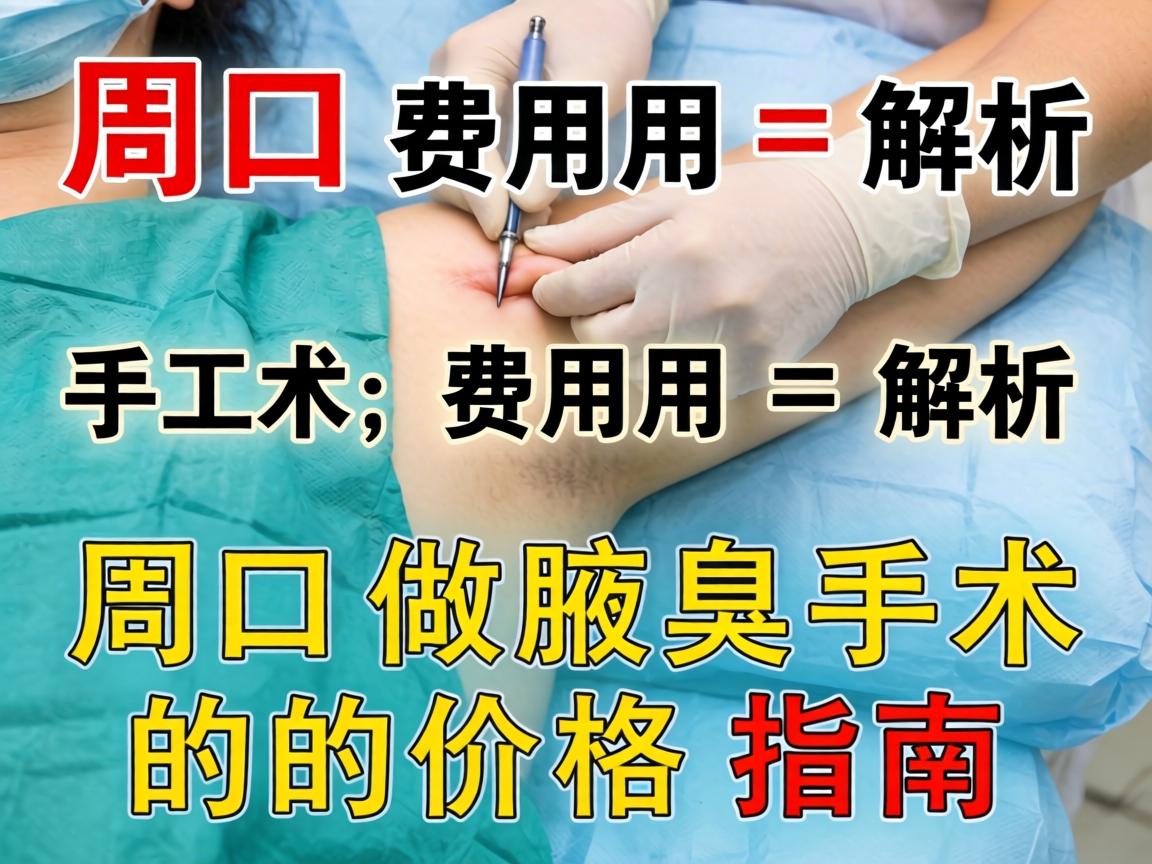 周口腋臭手术费用解析，周口做腋臭手术的价格指南