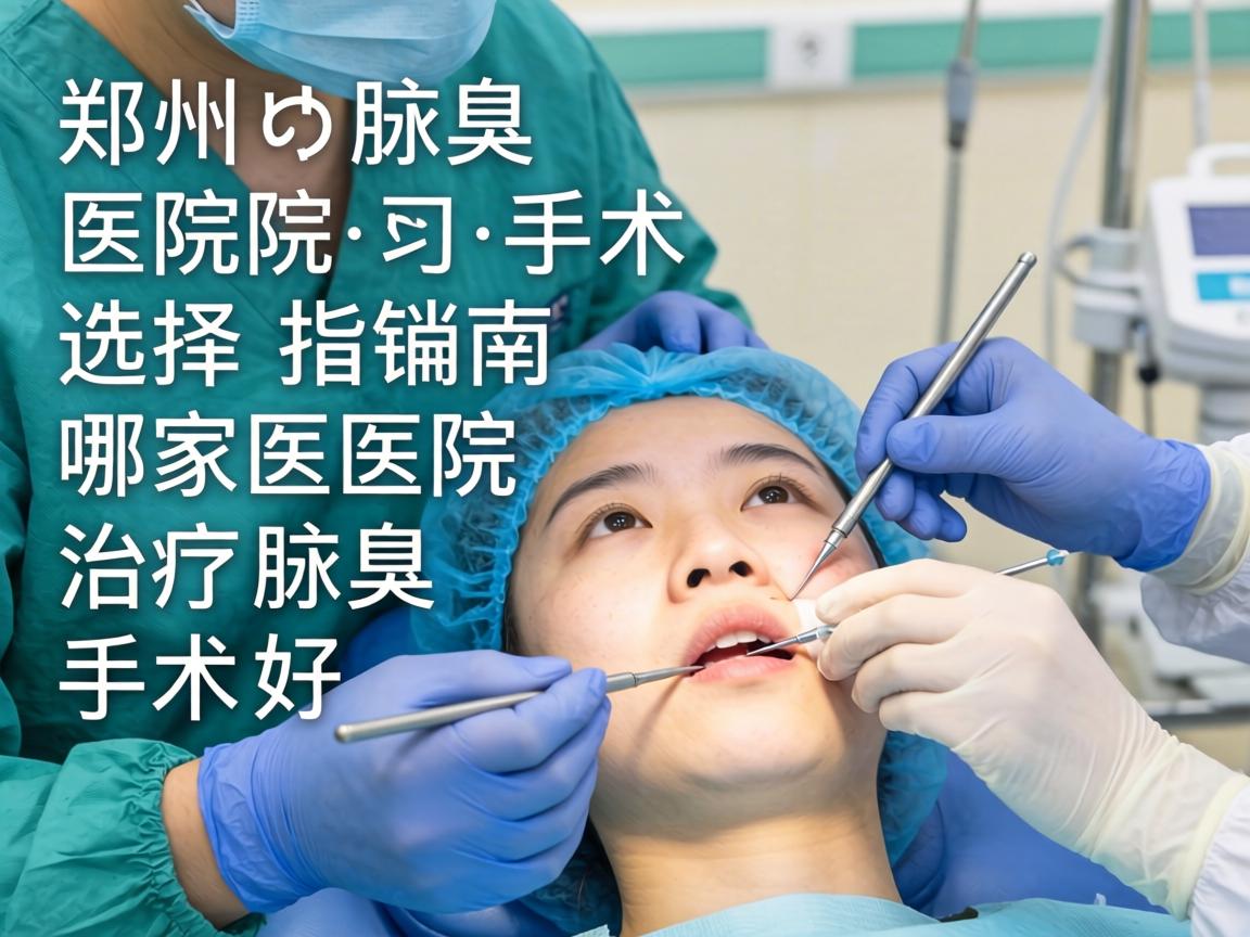 郑州腋臭手术医院选择指南，哪家医院治疗腋臭手术好