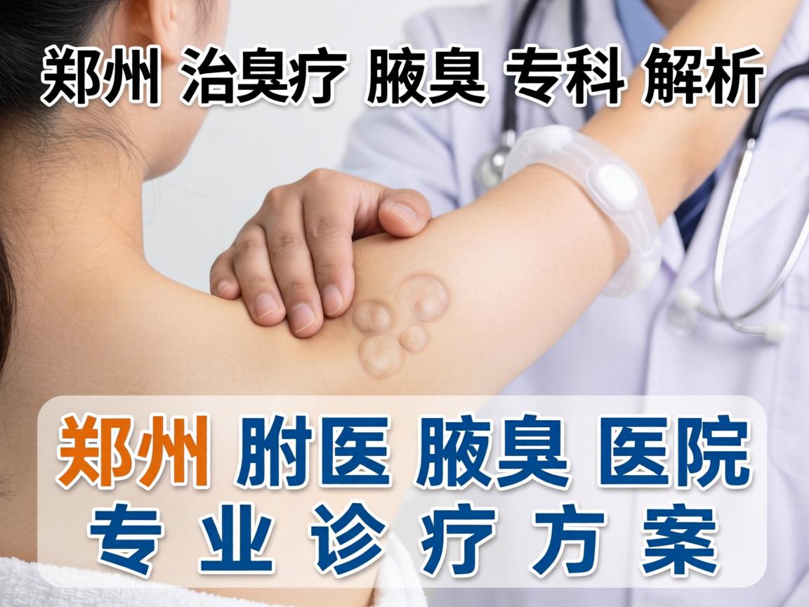 郑州治疗腋臭专科解析，郑州附医腋臭医院的专业诊疗方案