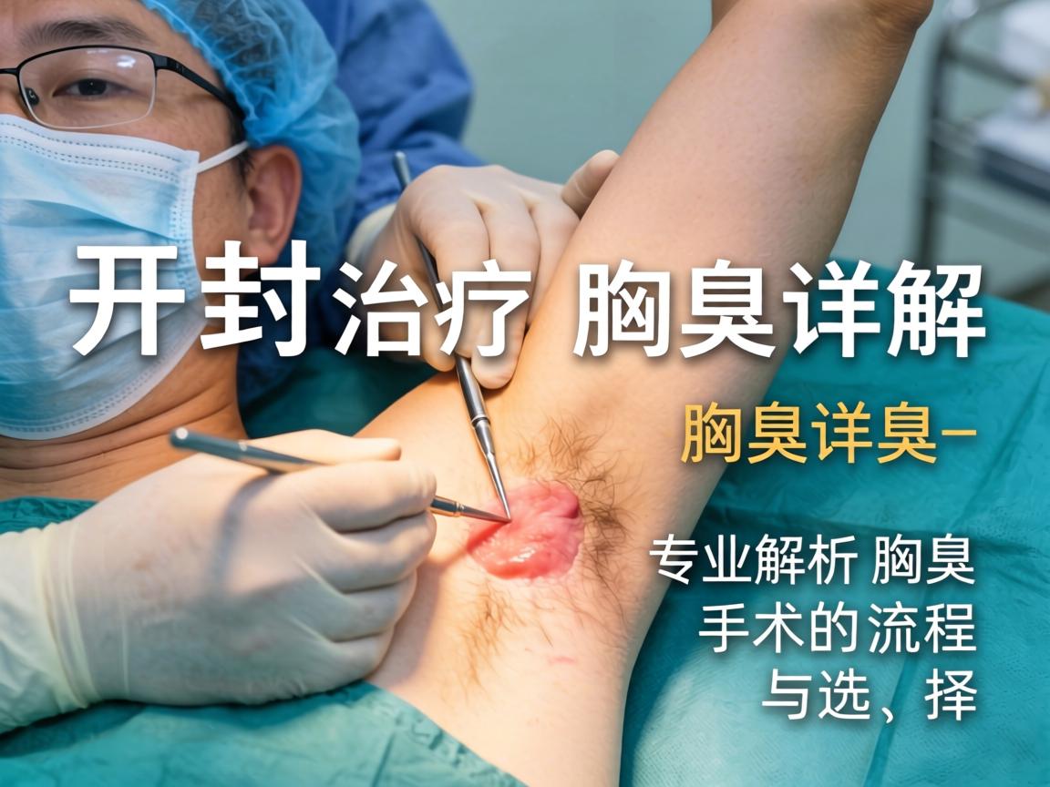 开封手术治疗腋臭详解，专业解析腋臭手术的流程与选择