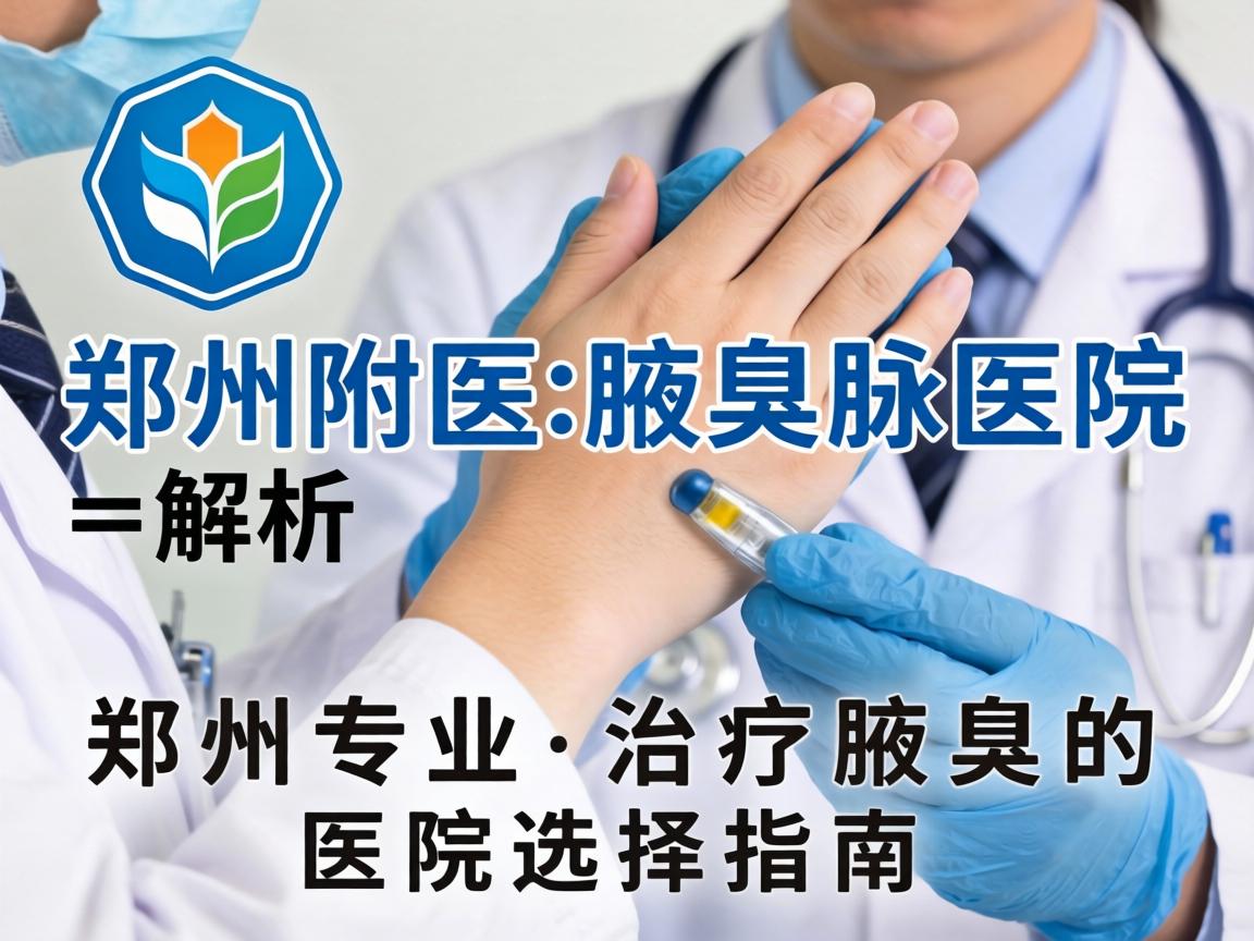 郑州附医腋臭医院解析，郑州专业治疗腋臭的医院选择指南