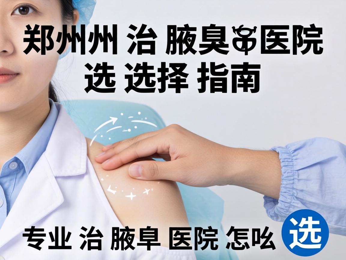 郑州治腋臭医院选择指南，专业治腋臭医院怎么选