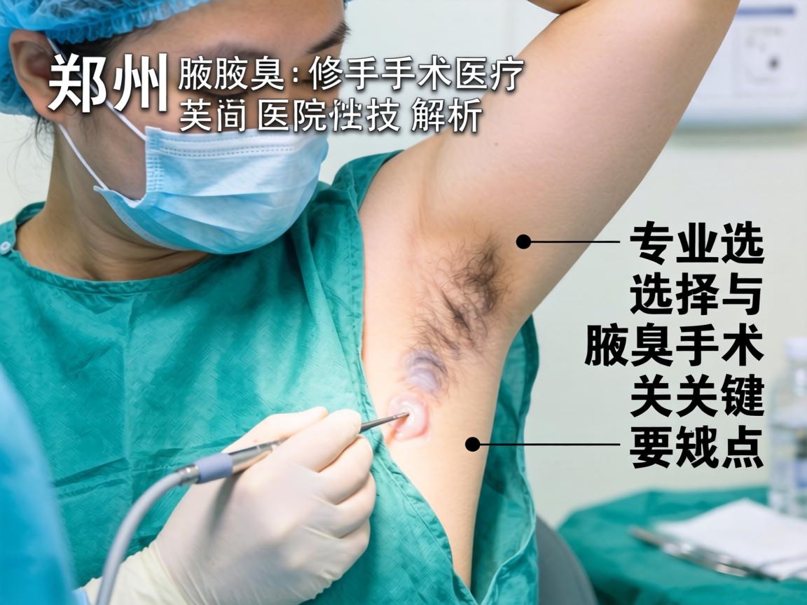 郑州腋臭手术医院解析，专业选择与腋臭手术关键要点