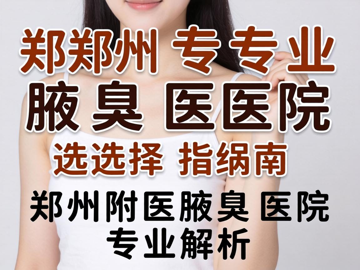 郑州专业腋臭医院选择指南，郑州附医腋臭医院专业解析