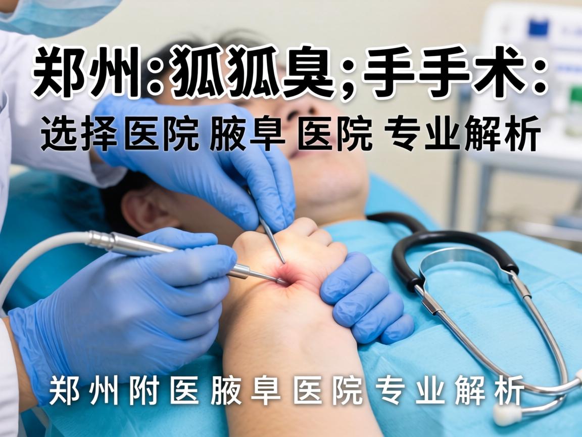 郑州狐臭手术医院选择指南,郑州附医腋臭医院专业解析 郑州狐臭手术医院选择指南,郑州附医腋臭医院专业解析