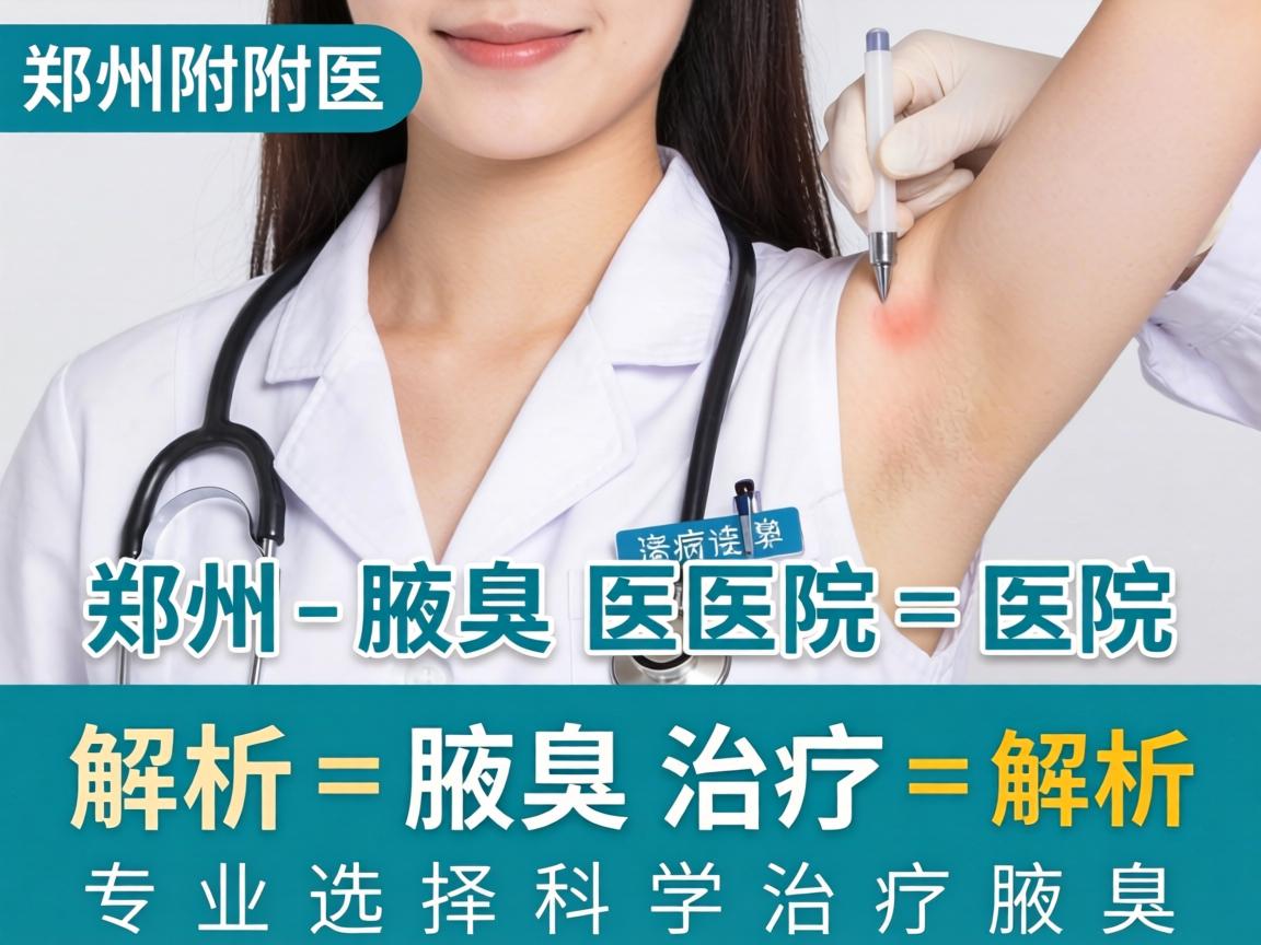 郑州附医腋臭医院解析腋臭治疗 专业选择科学治疗腋臭 郑州附医腋臭医院解析腋臭治疗 专业选择科学治疗腋臭