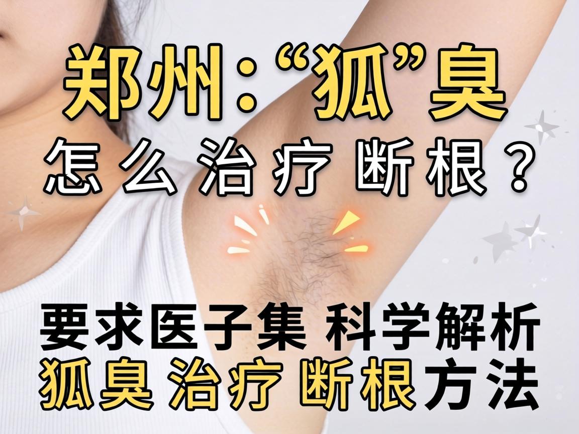 郑州狐臭怎么治疗断根?科学解析狐臭治疗断根方法 郑州狐臭怎么治疗断根?科学解析狐臭治疗断根方法