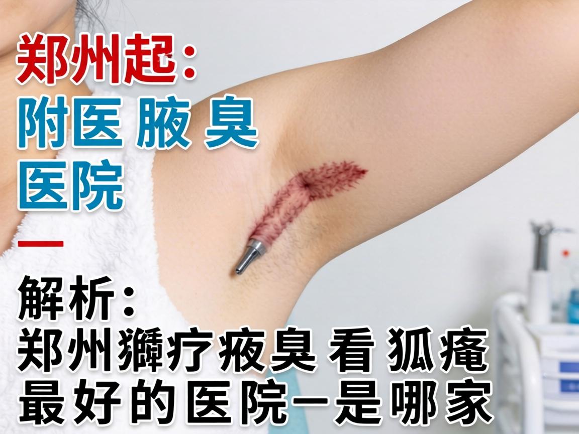 郑州附医腋臭医院解析，郑州看狐臭最好的医院是哪家