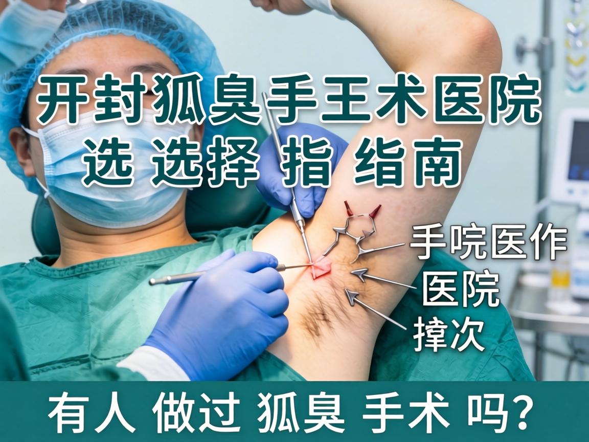 开封狐臭手术医院选择指南，有人做过狐臭手术吗？