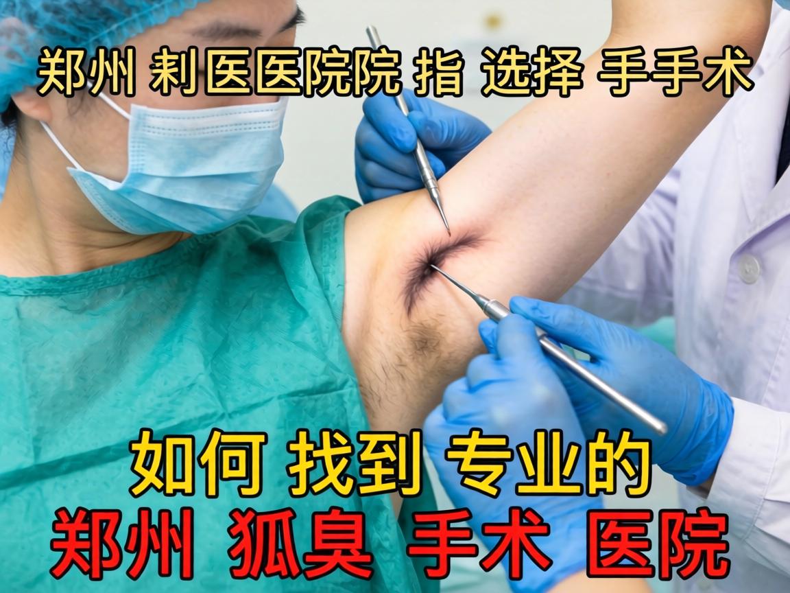 郑州狐臭手术医院选择指南，如何找到专业的郑州狐臭手术医院