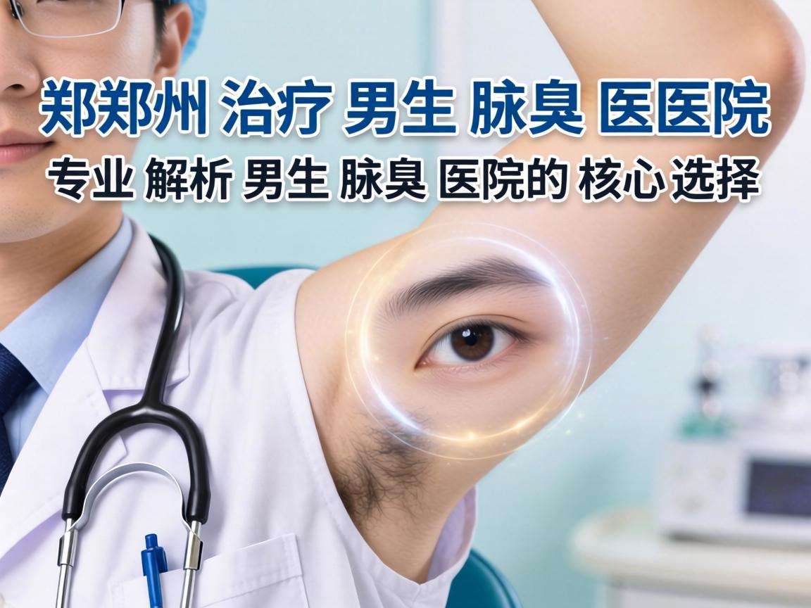 郑州治疗男生腋臭医院，专业解析男生腋臭医院的核心选择