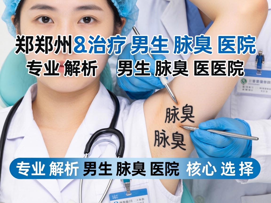 郑州治疗男生腋臭医院，专业解析男生腋臭医院的核心选择