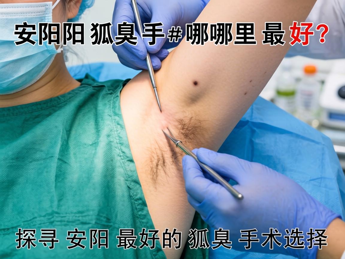 安阳狐臭手术哪里最好？探寻安阳最好的狐臭手术选择