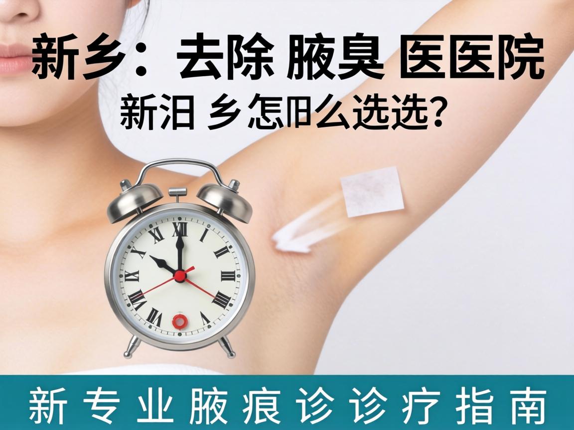 新乡去除腋臭医院怎么选？新乡专业腋臭诊疗指南