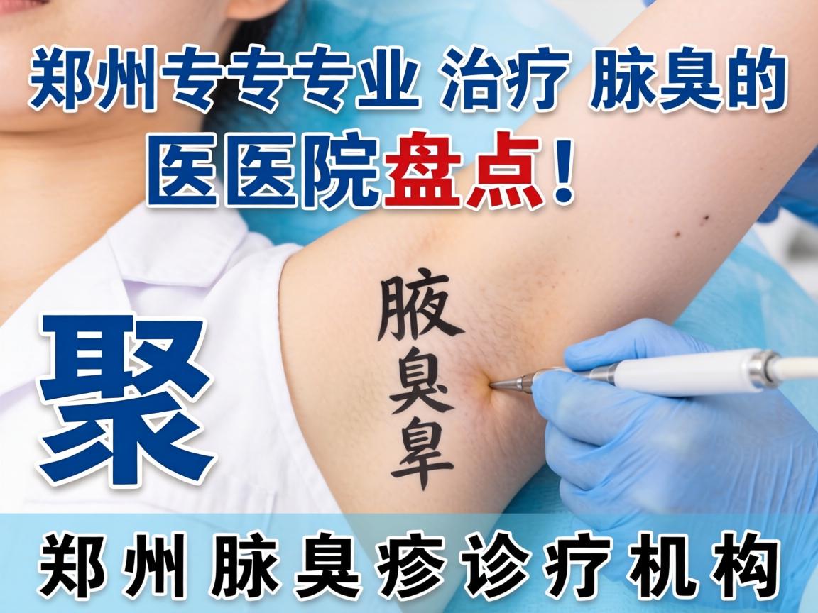 郑州专业治疗腋臭的医院盘点，聚焦郑州腋臭诊疗机构
