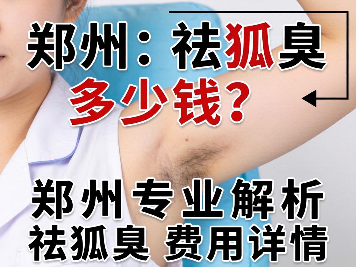 郑州祛狐臭多少钱？郑州专业解析祛狐臭费用详情