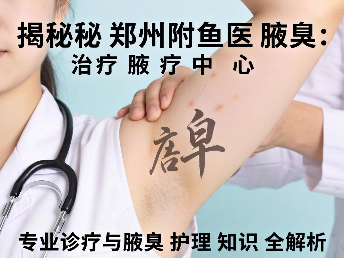 揭秘郑州附医腋臭治疗中心，专业诊疗与腋臭护理知识全解析