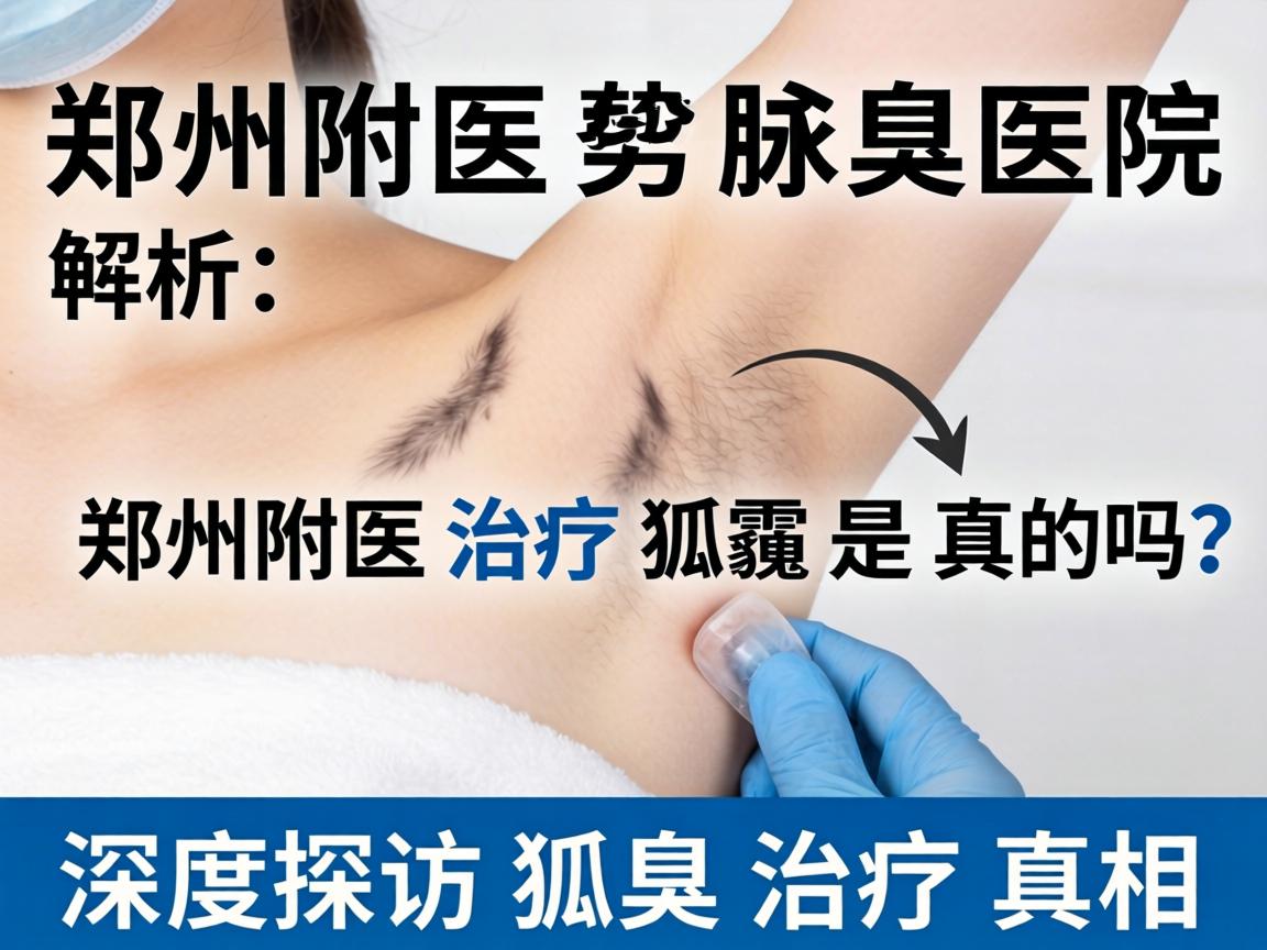 郑州附医腋臭医院解析，郑州附医治疗狐臭是真的吗？深度探访狐臭治疗真相