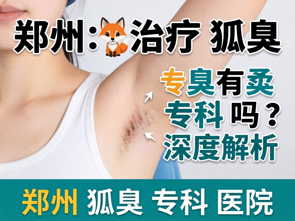 郑州治疗狐臭有专科吗？深度解析郑州狐臭专科医院