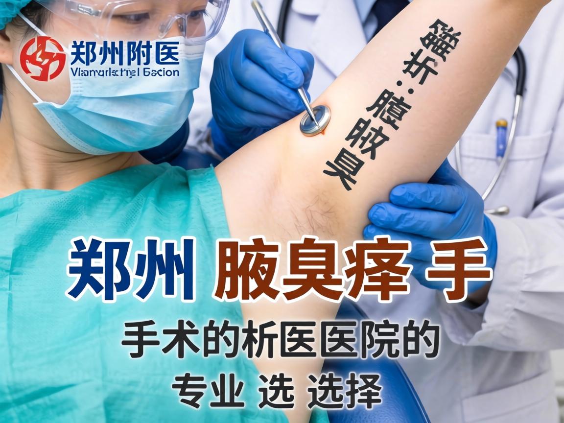 郑州附医腋臭医院解析，郑州腋臭手术的专业选择
