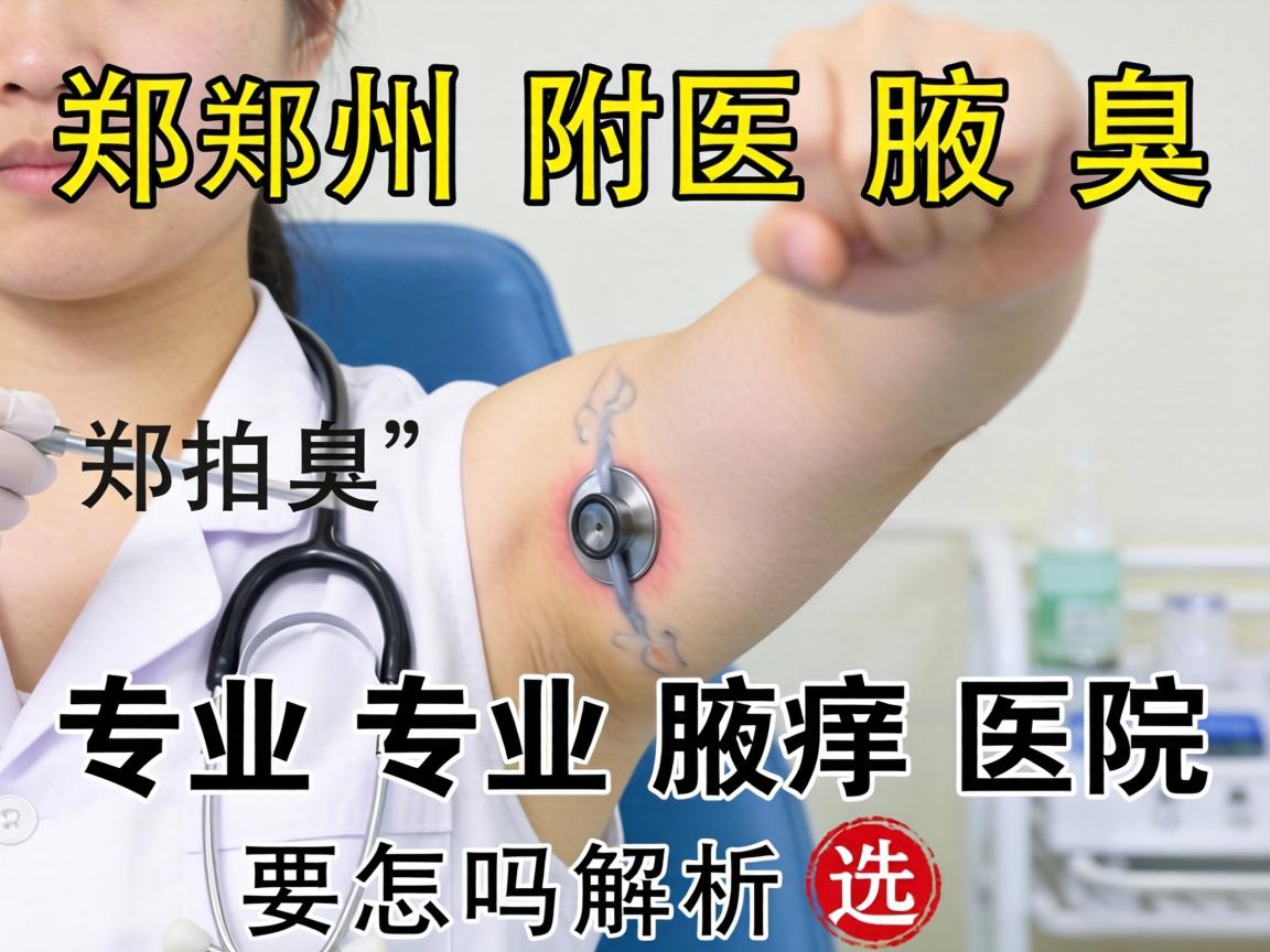 郑州附医腋臭医院解析，郑州专业腋臭医院怎么选