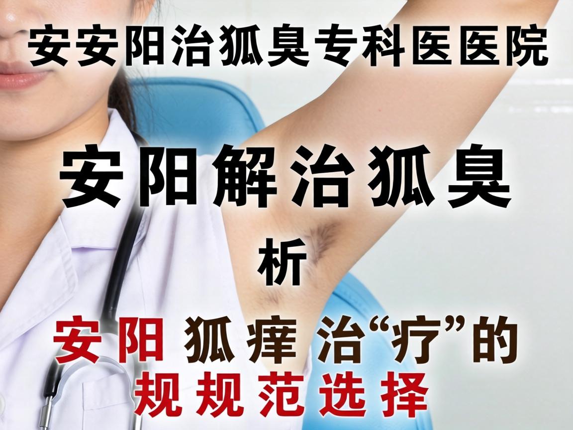 安阳治狐臭专科医院解析，安阳狐臭治疗的规范选择