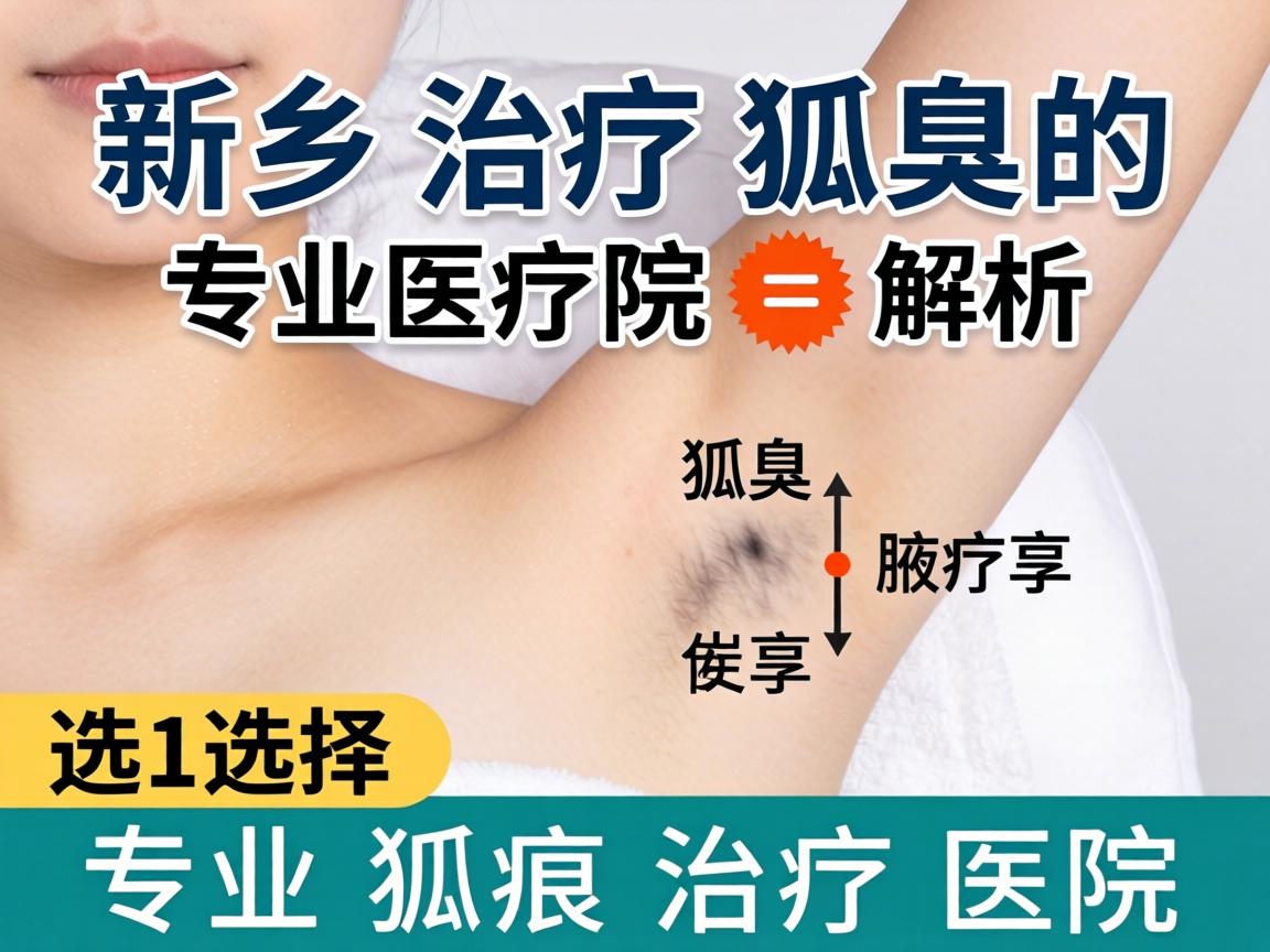 新乡治疗狐臭的专业医院解析，如何选择专业狐臭治疗医院