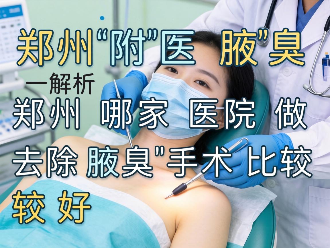 郑州附医腋臭医院解析,郑州哪家医院做去除腋臭手术比较好 郑州附医腋臭医院解析,郑州哪家医院做去除腋臭手术比较好