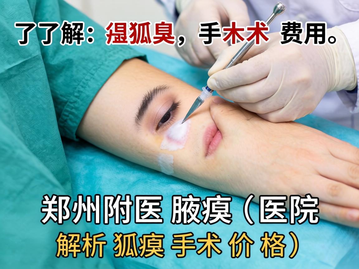 了解狐臭手术费用，郑州附医腋臭医院解析狐臭手术价格