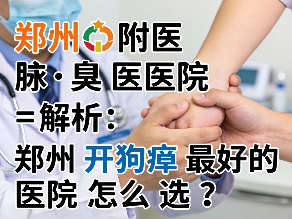 郑州附医腋臭医院解析，郑州开狐臭最好的医院怎么选？