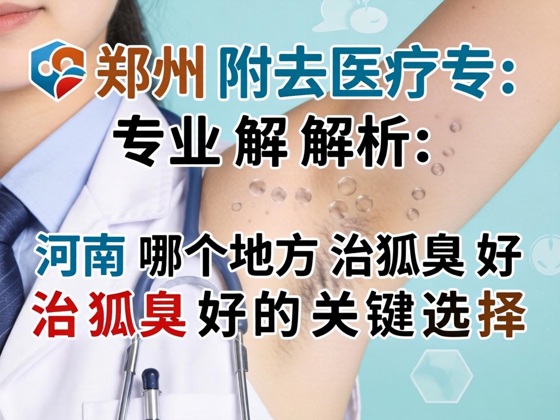 郑州附医专业解析,河南哪个地方治狐臭好,治狐臭好的关键选择 郑州附医专业解析,河南哪个地方治狐臭好,治狐臭好的关键选择