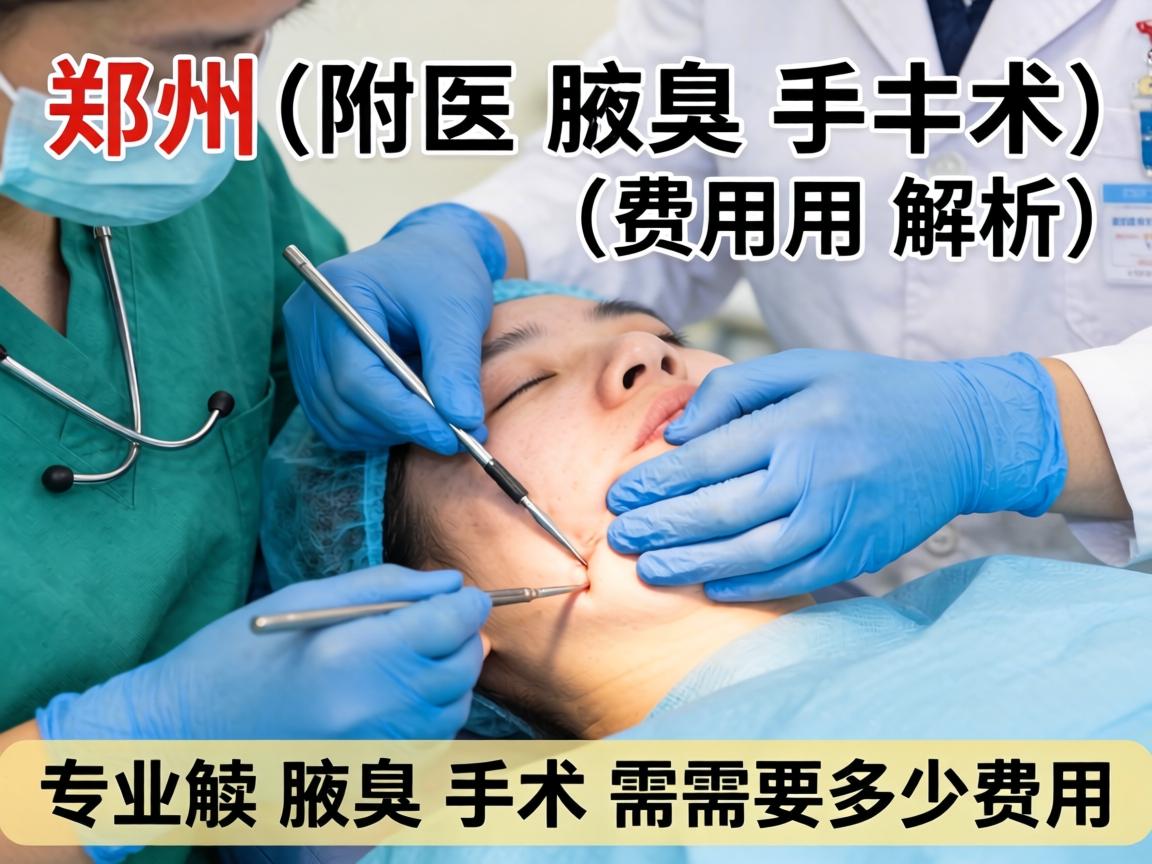 郑州附医腋臭手术费用解析，专业解读腋臭手术需要多少费用